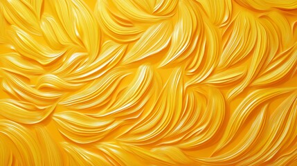 Golden Swirls: Abstract Background of Flowing Yellow and White Lines
