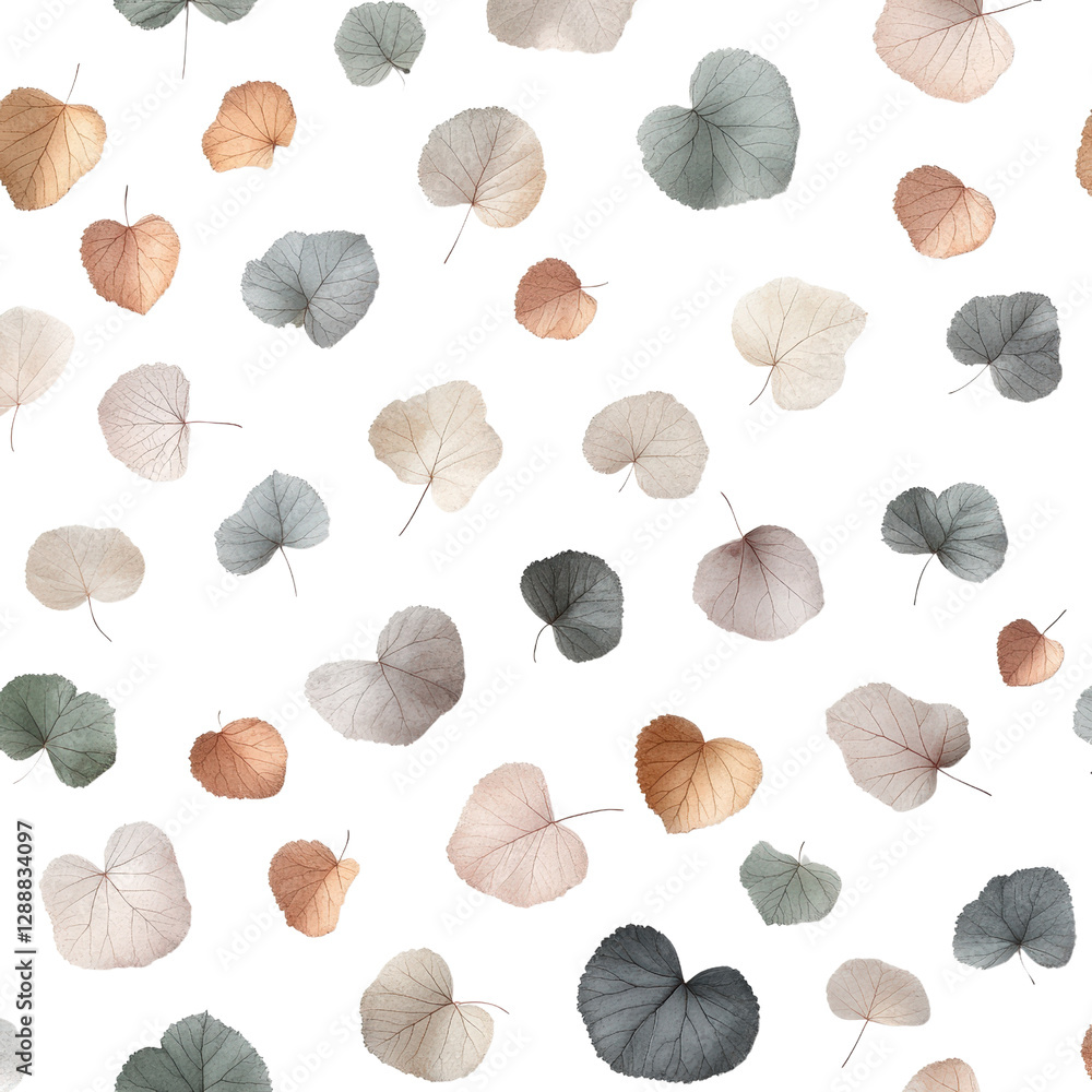 Poster black background featuring various green leaves arranged in an artistic pattern for nature compositi