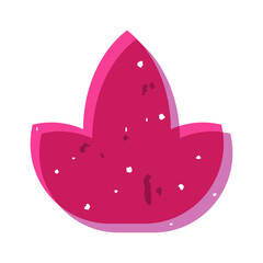 Plant leaf shape risograph element