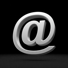 3D e mail symbol 