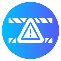 barrier gradient icon