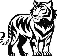 Bold Tiger Emblem Branding Concepts