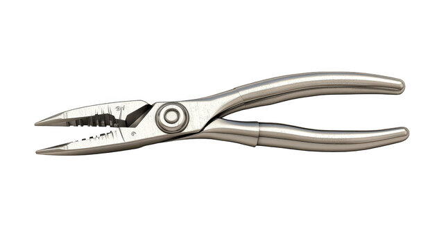 Sharp scissors closeup, vibrant blue and green background creates striking visual contrast with metallic blades