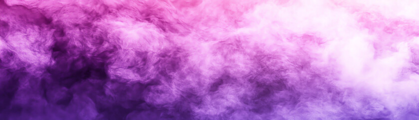 Fototapeta premium Vibrant purple smoke creates an abstract background effect.