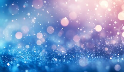 Fototapeta premium Abstract winter bokeh background