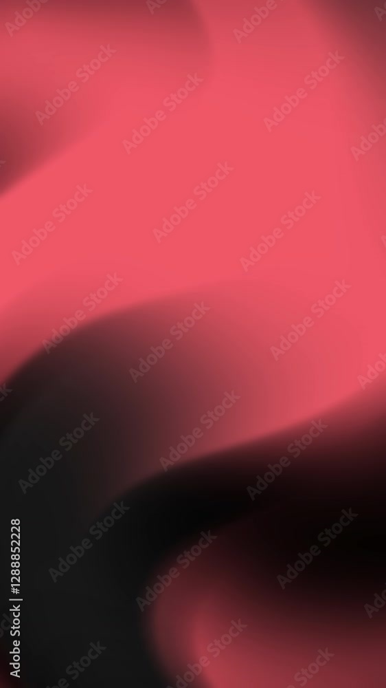 Poster abstract coral and black swirl: a dynamic gradient background image