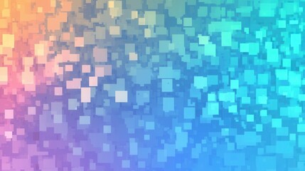 Abstract Colorful Background with Soft Squares and Gradient Effects