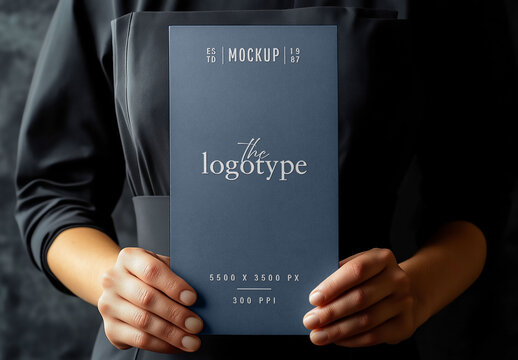 Restaurant Menu Branding Mockup for Creative Design and Branding Projects