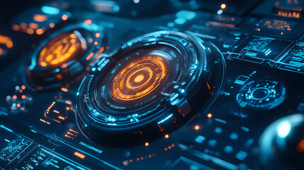 Futuristic Technology Interface