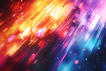Obraz premium Abstract Dynamic Light Streaks Background