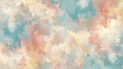 Soft Abstract Cloudy Background in Gentle Pastel Colors