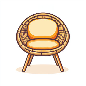 recommend clip art: Wicker Egg Chair Rattan Armchair Modern Furniture Home Decor Interior Design
