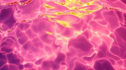 Pink Waters and gold light reflect , background image.