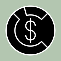 Asset Allocation icon Design