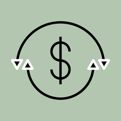 Cash Flow icon Design