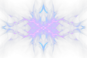Abstract blue and purple fractal flame design.