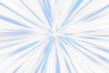 Abstract blue light streaks radiating from center.