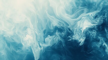 Pisces-Inspired Fluid Abstract Painting