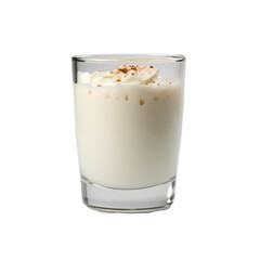 Isolated Glass of Milkshake
