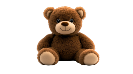 Adorable teddy bear on cozy plaid, perfect for comfort and childhood memories