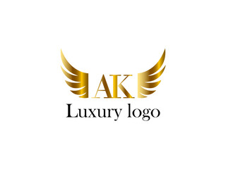 Obraz premium Letter luxury logo collection