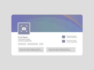 Abstract Linkedin Creative Facebook Instagram Cover Art