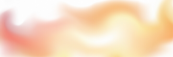Dots halftone orange color pattern gradient texture with technology digital background. Dots pop art comics with nature graphic design.