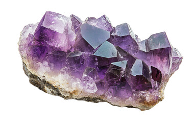Fototapeta premium Fluorite Macro Mineral Solitary on transparent or white background,png
