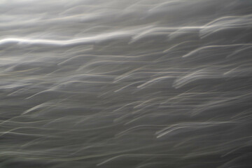 Abstract Wavy White Light in Motion Background Overlay