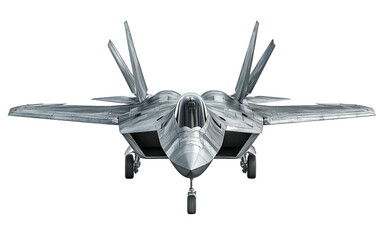 Fighter Jet Military fighter on transparent or white background,png