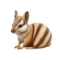 Fototapeta premium 3D vector icon of Numbat isolated on transparency background