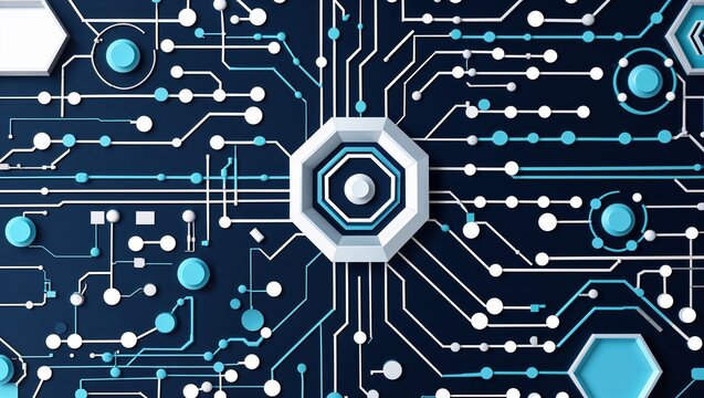  Digital technology and science background ,broad