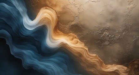 Abstract image with a visually appealing gradient effect emerging from a textured background.