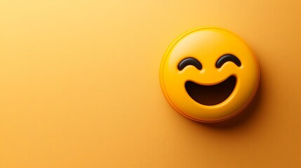 Fototapeta premium A fire emoji on a gradient orange background, minimal flat design, isolated