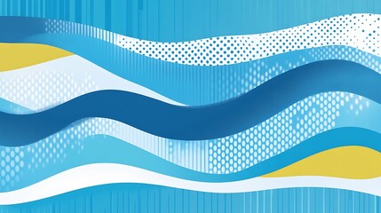 Fototapeta premium Abstract blue wave background design