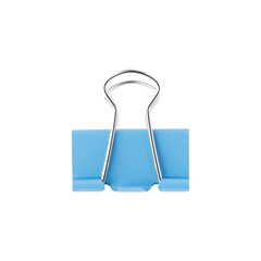 A Blue Paper Clip cutout, full depth of field.