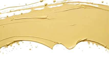 Abstract Yellow Paint Swirl, Texture, Background