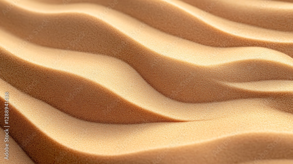 Poster abstract wavy sand pattern background with smooth texture and light brown color