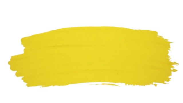 Abstract Yellow Paint Stroke Texture