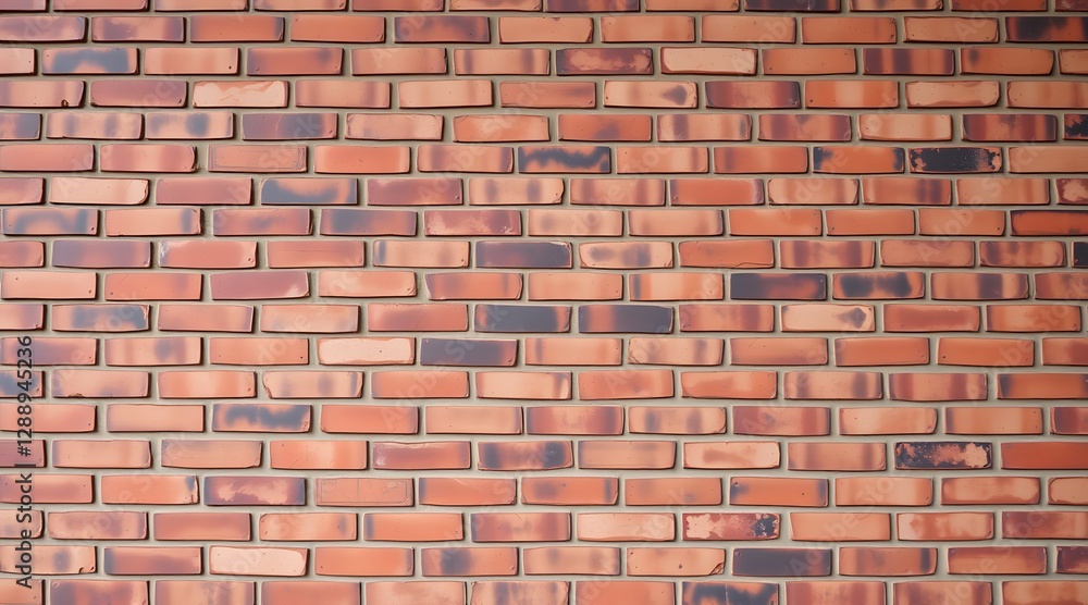 Poster a sturdy brick wall displays a rich array of red and brown hues, showcasing a clean and contemporary