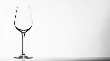 wine glass vector silhouette isolated in white background