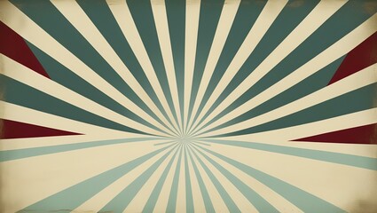 Fototapeta premium Retro Radiant Burst: Timeless Sunbeam Symphony