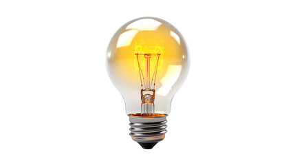 Isolated Light Bulb