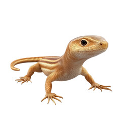 Fototapeta premium 3D vector icon of Skink isolated on transparency background