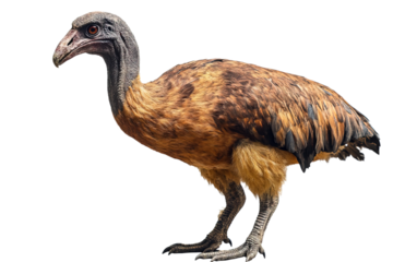 Dodo bird front view full body on transparent or white background,png