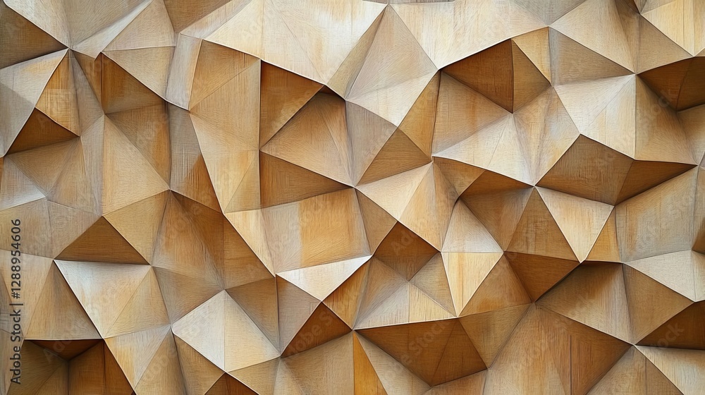 Poster a polygonal triangle pattern background with a dynamic, angular design.