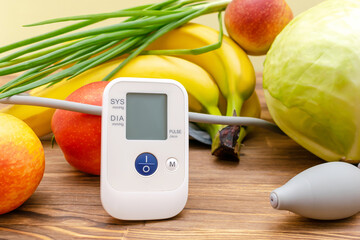 Tonometer glucose meter,heart pressure,proper nutrition,healthy lifestyle,lowering blood...