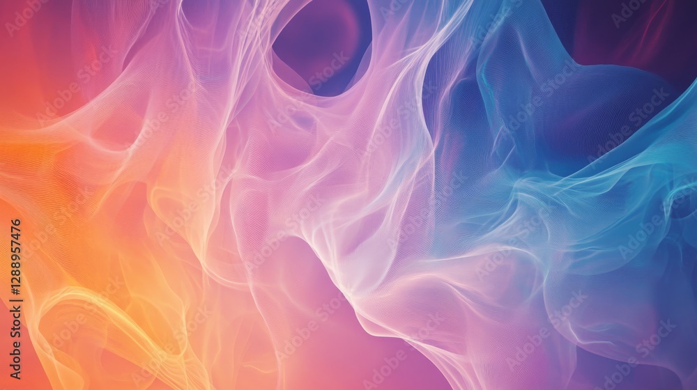 Poster an imaginative fractal abstract background image with intricate patterns.
