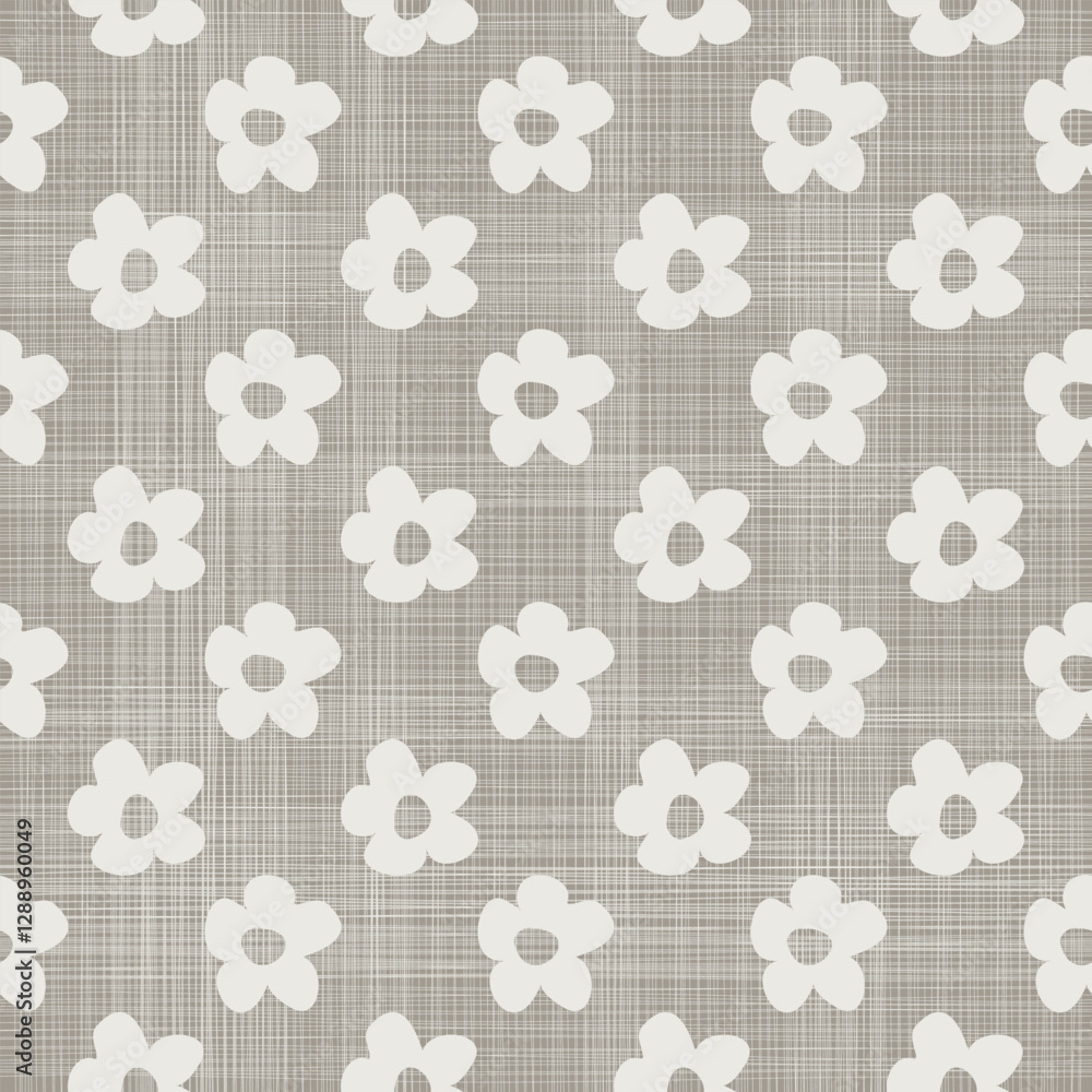Poster Abstract floral retro seamless pattern. Abstract polka dot background. vector textures. Design for print, voucher, decor, package, banner, card, wallpaper, textile