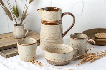 Rustic Mugs and Pitchers &ndash; Vintage Kitchenware for Farmhouse Decor